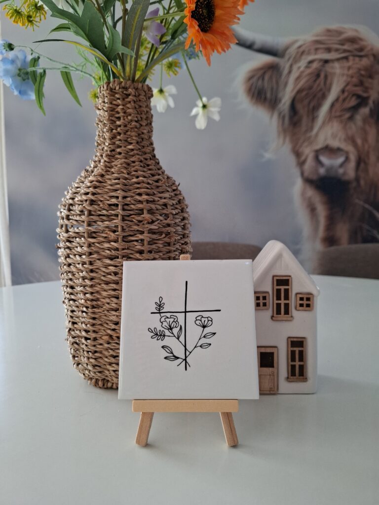 Tegeltje "Botanisch Kruis"