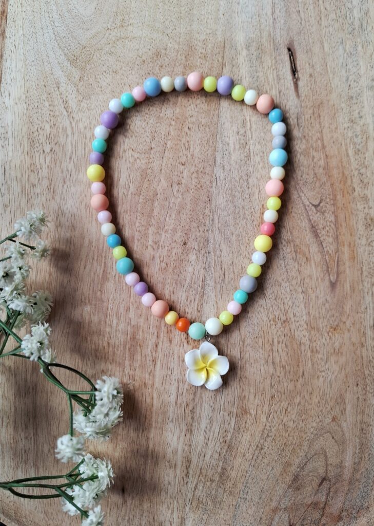 Ketting "Tropical Plumeria"
