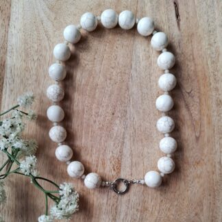 Ketting "Off-White & Marble"